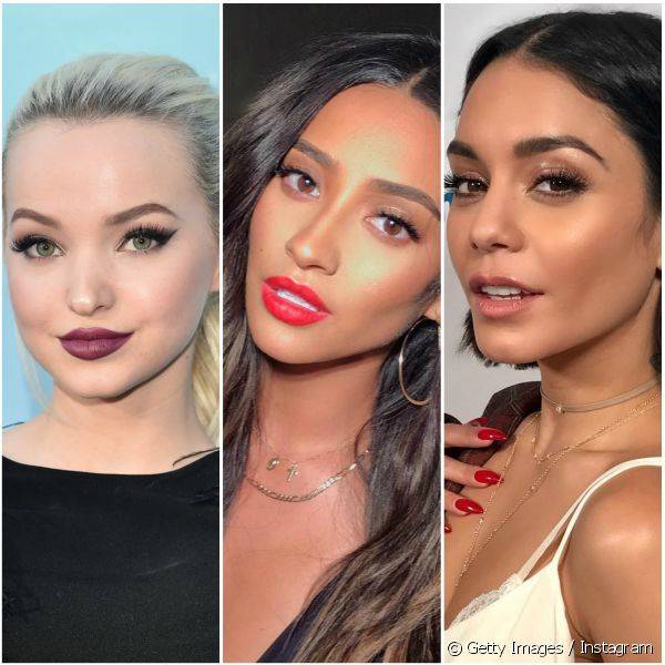 Confira as maquiagens de estrelas como Wanessa, Vanessa Hudgens e Lily Collins! (Foto: Getty Images / Instagram)